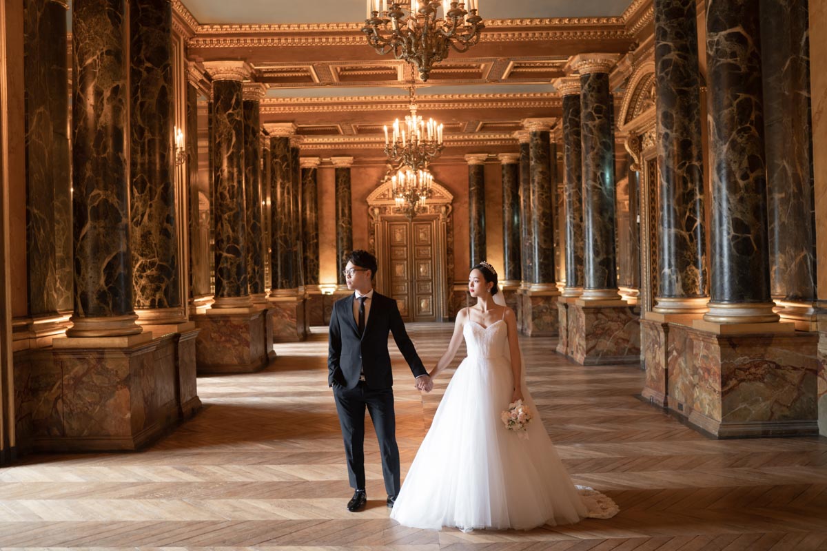 Promissa Studio : wedding photographer Fontainebleau castle